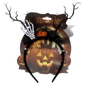 Imagen de Tiara de plástico, con diseño halloween, en cartón