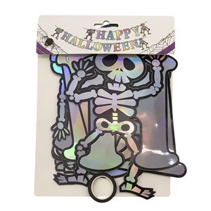 Imagen de Guirnalda halloween de cartón, Happy Halloween, en bolsa