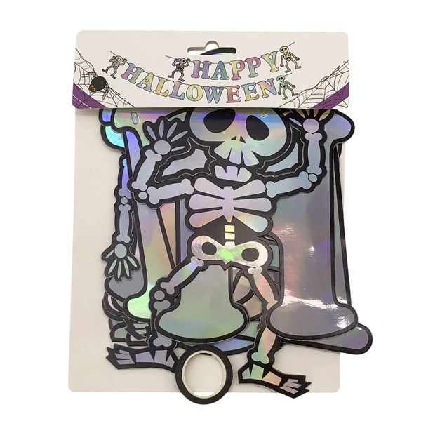 Imagen de Guirnalda halloween de cartón, Happy Halloween, en bolsa