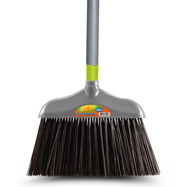 Imagen de Escoba para uso exterior con mango de madera, ALKLIN