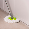 Imagen de Mopa de microfibra mango de acero inoxidable extensible + balde de plástico con centrifugadora de plástico, en bolsa ALKLIN
