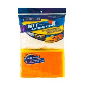 Imagen de Esponja para auto franela y estopa, AUTOKLIN en bolsa