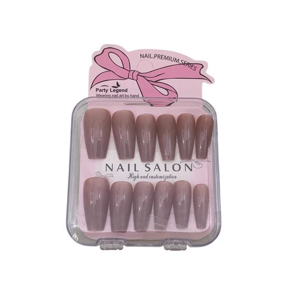 Imagen de Uñas postizas adhesivas, PACK x12, varios colores