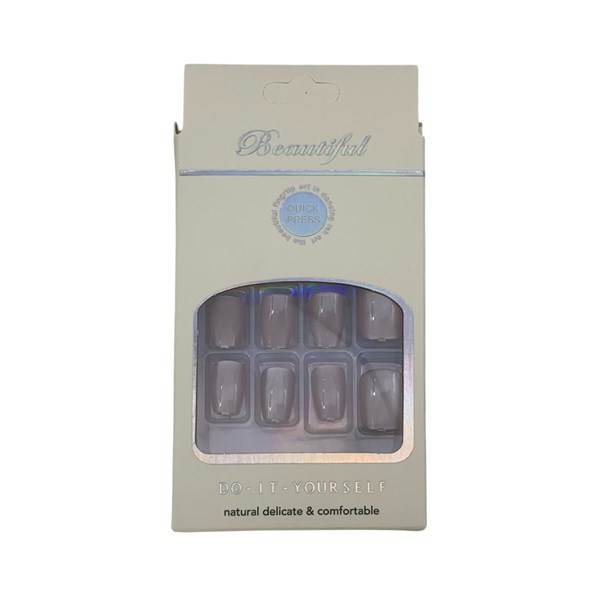 Imagen de Uñas postizas adhesivas, PACK x12, varios colores