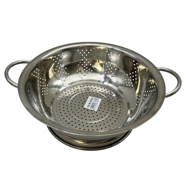 Imagen de Colador de acero inoxidable, con pie