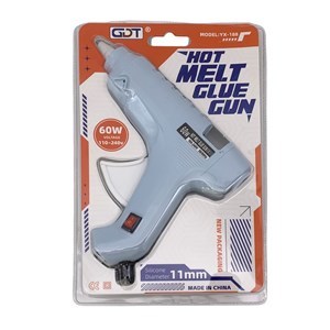 Imagen de Pistola de silicona, para barra gruesa, 60W en blister, varios colores