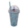 Imagen de Vaso de acrílico con sorbito 450ml, tapa rosca, varios colores
