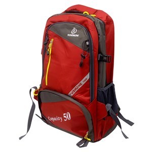 Imagen de Mochila de camping con bolsillos frontales y laterales, varios colores