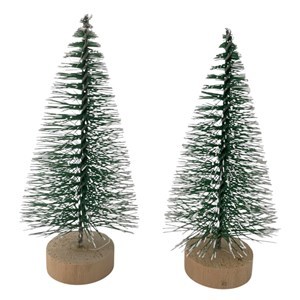 Imagen de Adorno árbol navideño para mesa, x2 en bolsa