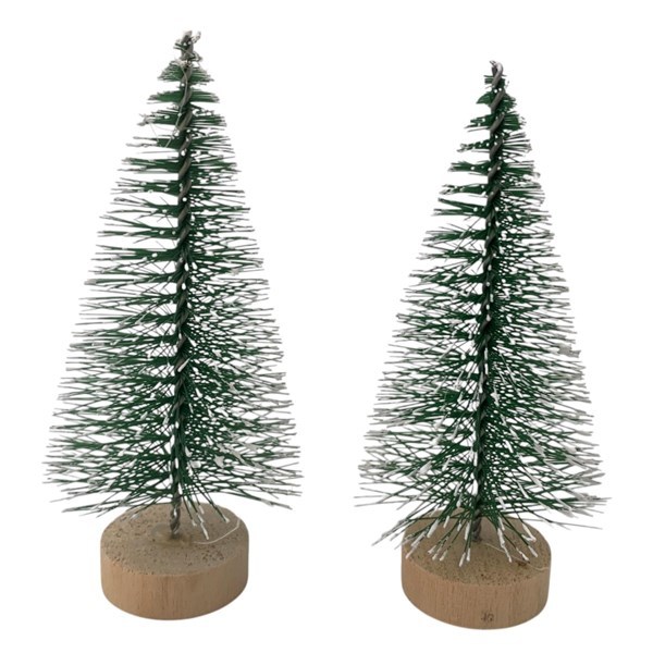 Imagen de Adorno árbol navideño para mesa, x2 en bolsa
