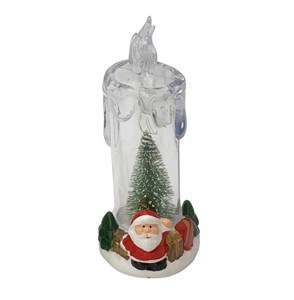 Imagen de Adorno árbol navideño para mesa, vela led, en caja 2 diseños