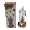 Imagen de Adorno árbol navideño para mesa, vela led, en caja 2 diseños