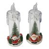 Imagen de Adorno árbol navideño para mesa, vela led, en caja 2 diseños