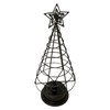 Imagen de Adorno árbol navideño para mesa, de metal con luz, en caja
