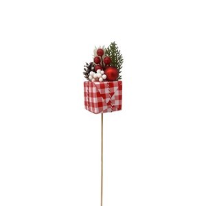 Imagen de Adorno pincho, tutor varios diseños navideños