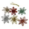Imagen de Adorno navideño flor x6, en bolsa