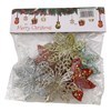 Imagen de Adorno navideño flor x6, en bolsa