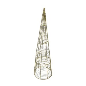 Imagen de Adorno árbol navideño para mesa, de metal calado 40cm