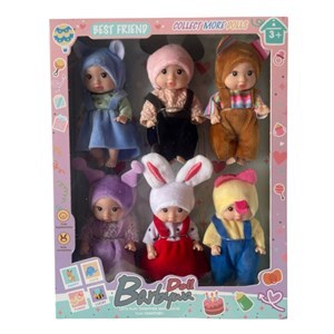 Imagen de Muñeca bebote x6, en caja