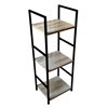 Imagen de Mueble estantería de hierro y MDF, 3 estantes, en caja, Berlina Home
