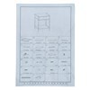 Imagen de Mesa auxiliar o de luz de hierro y MDF 1 estante 1 cajón, en caja Berlina Home