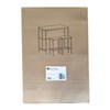 Imagen de Mesa barra desayunador de hierro y MDF con 2 butacas, en caja Berlina Home