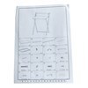 Imagen de Escritorio plegable de hierro y MDF con estante, en caja Berlina Home