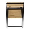 Imagen de Escritorio plegable de hierro y MDF con estante, en caja Berlina Home