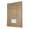 Imagen de Escritorio plegable de hierro y MDF con estante, en caja Berlina Home