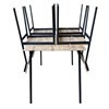 Imagen de Mesa con 4 sillas de hierro y madera, en caja Berlina Home