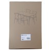 Imagen de Mesa con 4 sillas de hierro y madera, en caja Berlina Home