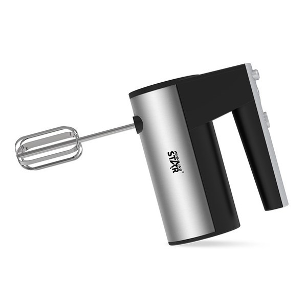 Imagen de Batidora de mano, 5 velocidades, con batidores y ganchos, 200W, en caja, WINNING STAR