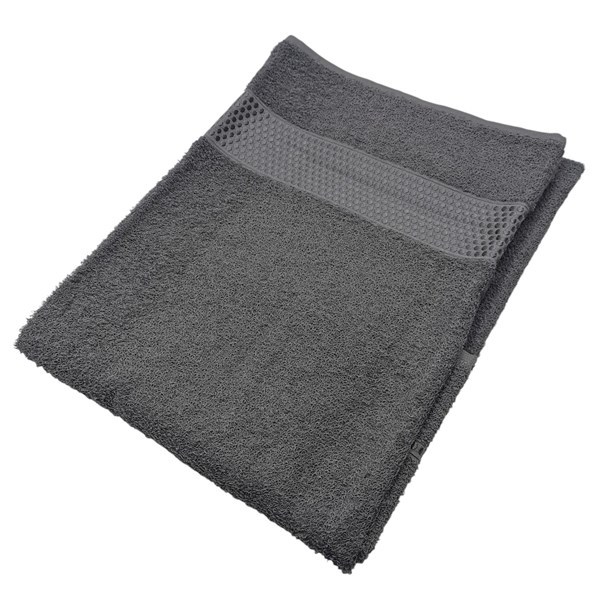 Imagen de Toalla de baño, 100% algodón, 70x130cm, 360g, gris, Berlina by Teka