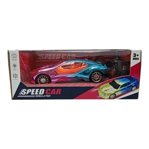 Imagen de Auto a control remoto, volante con luz, 3AA, en caja, 2 colores