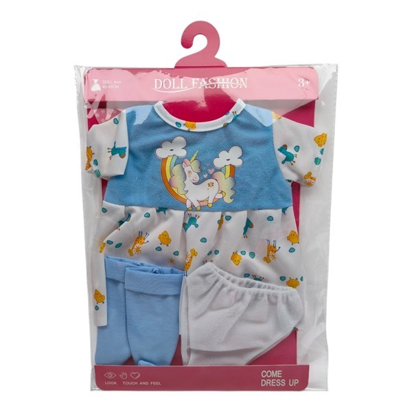 Imagen de Ropa para bebote con accesorios, en blister