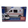Imagen de Ambulancia a control remoto con luz y sonido, USB y 2AA, en caja