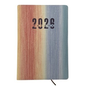 Imagen de Agenda diaria 2026, tapa dura forrada en PU, varios colores