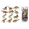 Imagen de Dinosaurio de goma con sonido, CAJA x12, modelos surtidos, tubo de mica