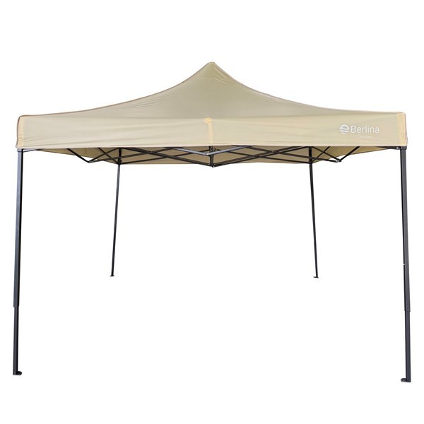 Imagen de Gazebo impermeable 3x3m BEIGE, en caja, Berlina Outdoor