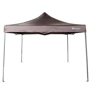 Imagen de Gazebo impermeable 3x3m MARRON, en caja, Berlina Outdoor