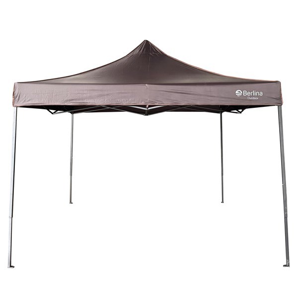 Imagen de Gazebo impermeable 3x3m MARRON, en caja, Berlina Outdoor