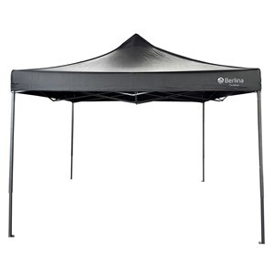 Imagen de Gazebo impermeable 3x3m NEGRO, en caja, Berlina Outdoor