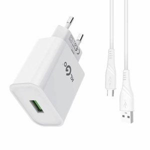 Imagen de Cargador con cable USB-lightning, KLGO en caja