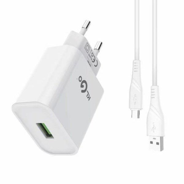 Imagen de Cargador con cable USB-lightning, KLGO en caja