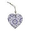 Imagen de Adorno cerámica corazón, varios modelos PACKx12