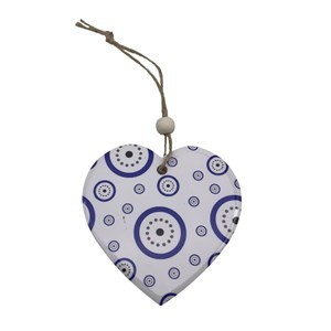 Imagen de Adorno cerámica corazón, varios modelos PACKx12