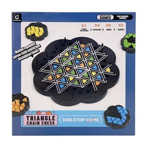 Imagen de Juego de mesa, ajedrez triángular de cadena, en caja