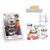 Imagen de Set de cocina, 18 piezas de metal, con organizador, en blister