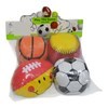Imagen de Pelota de cuerina x4, en bolsa