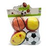 Imagen de Pelota de cuerina x4, en bolsa